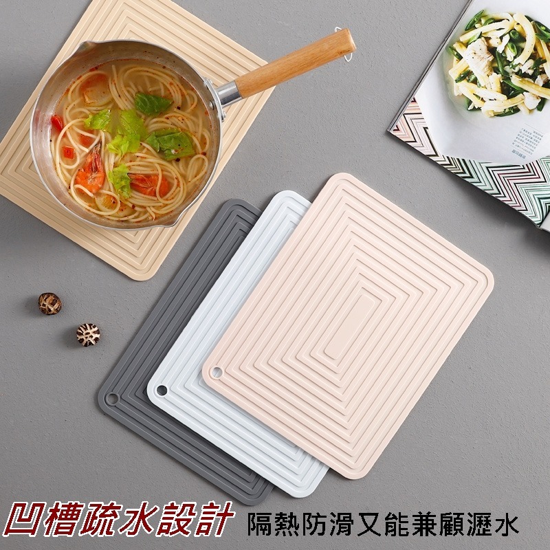 廚房 餐桌隔熱墊 餐桌墊 矽膠隔熱墊 鍋墊 防燙墊 隔熱墊鍋墊 瀝水墊 隔熱桌墊 湯碗墊 防滑桌墊 餐桌隔熱墊-細節圖3