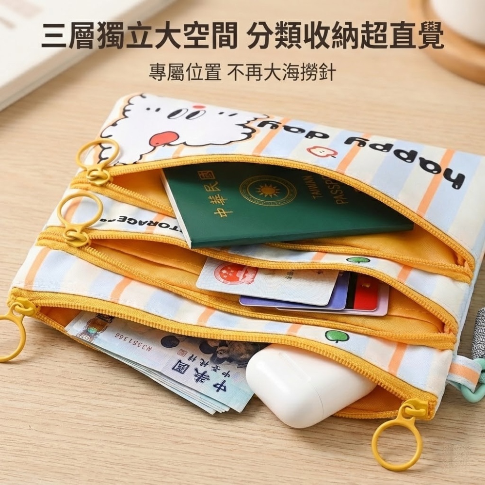【台灣出貨】護照收納包 證件收納包 護照套 護照保護套 護照收納錢包 機票登機證護照分裝袋 出國護照包 旅行小物收納包-細節圖3