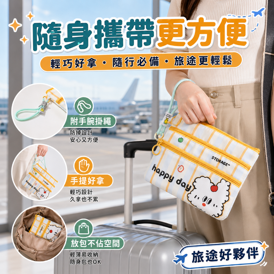 【台灣出貨】護照收納包 證件收納包 護照套 護照保護套 護照收納錢包 機票登機證護照分裝袋 出國護照包 旅行小物收納包-細節圖6
