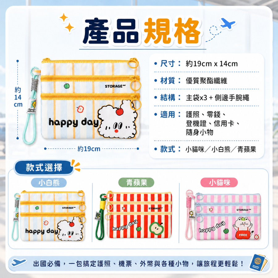 【台灣出貨】護照收納包 證件收納包 護照套 護照保護套 護照收納錢包 機票登機證護照分裝袋 出國護照包 旅行小物收納包-細節圖9