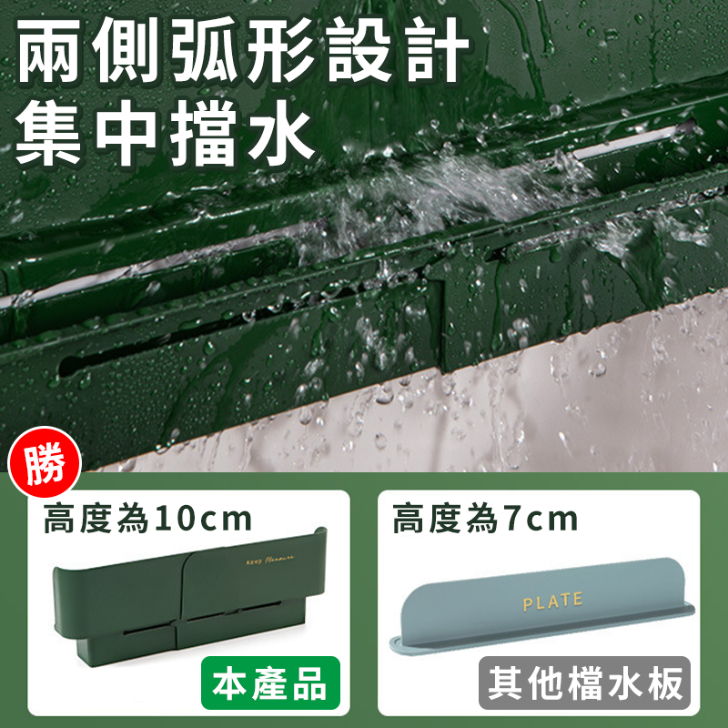 【擋水板+收納】水槽擋水板 防濺防噴擋板 瀝水架 伸縮瀝水架 防濺板 防濺水擋板 水槽 置物架 水槽收納架-細節圖5