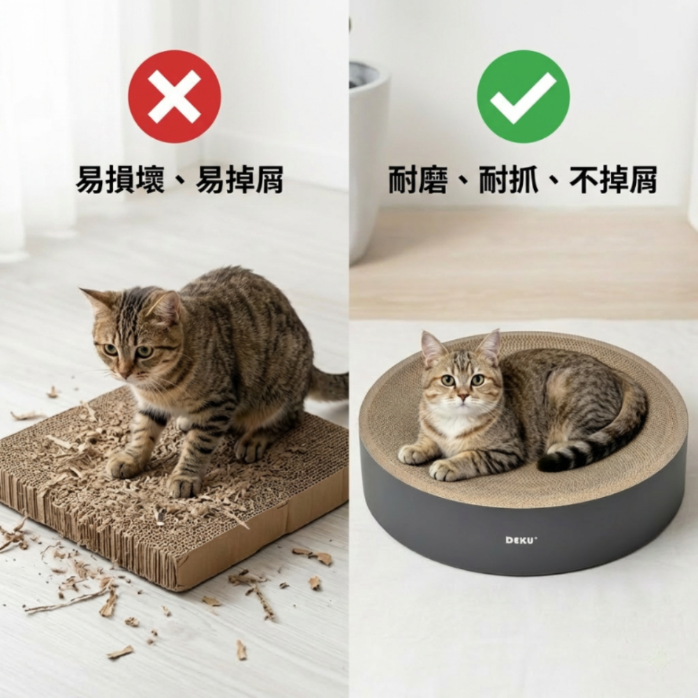 圓形貓抓板 碗形貓抓板 貓抓碗 貓抓板 貓抓盆 貓抓窩 圓餅貓抓板 貓抓床 磨爪玩具 貓窩-細節圖6