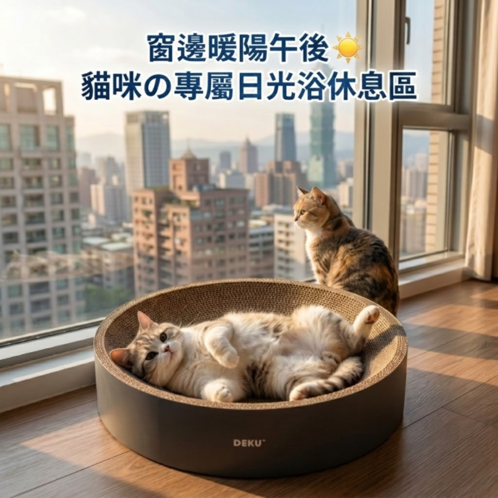 圓形貓抓板 碗形貓抓板 貓抓碗 貓抓板 貓抓盆 貓抓窩 圓餅貓抓板 貓抓床 磨爪玩具 貓窩-細節圖7