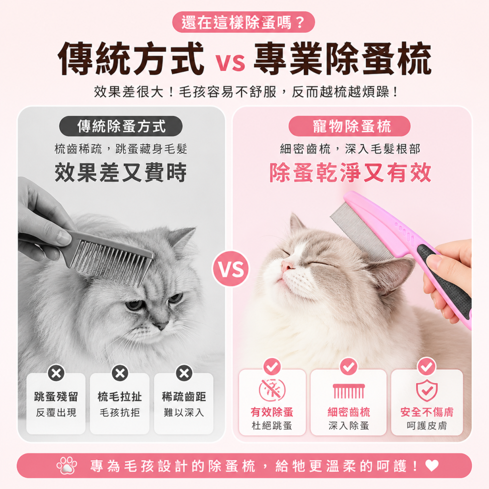 寵物除蚤梳 跳蚤梳 寵物梳子 去蚤梳 寵物密齒梳 狗除蚤梳 貓除蚤梳 貓咪除蚤梳 寵物梳子 貓梳子-細節圖3