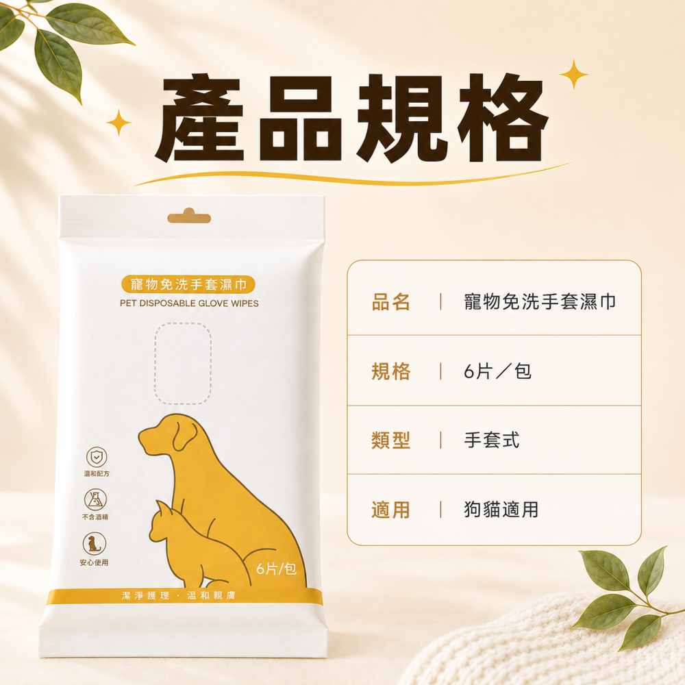 寵物免洗澡手套 寵物清潔手套 寵物濕紙巾 擦澡手套 手套濕巾 寵物濕巾 除臭抗菌濕紙巾 貓狗乾洗澡 貓洗澡-細節圖10