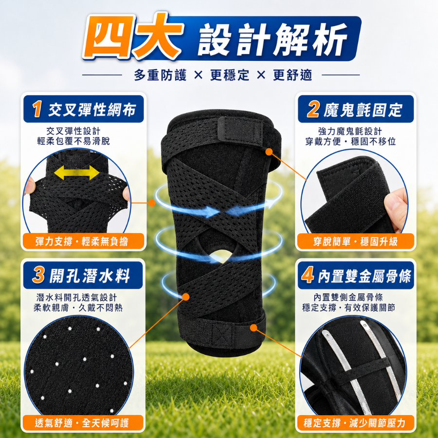 【二代升級 金屬骨條支撐】狗護膝 護腿綁帶 寵物膝蓋保護 關節保護 狗術後護腿 寵物步行輔助 犬用護膝 寵物護膝-細節圖7