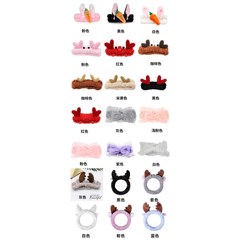 『台灣公司貨👑』可愛束髮帶【腸腸的居家生活】『免運』賣萌鹿角洗臉 髮帶日系軟 綿綿毛絨 聖誕禮物 交換禮物 情人節 禮物-細節圖7