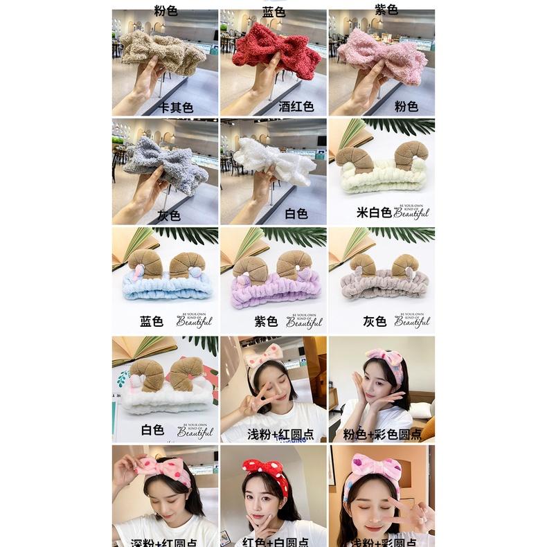 『台灣公司貨👑』可愛束髮帶【腸腸的居家生活】『免運』賣萌鹿角洗臉 髮帶日系軟 綿綿毛絨 聖誕禮物 交換禮物 情人節 禮物-細節圖8