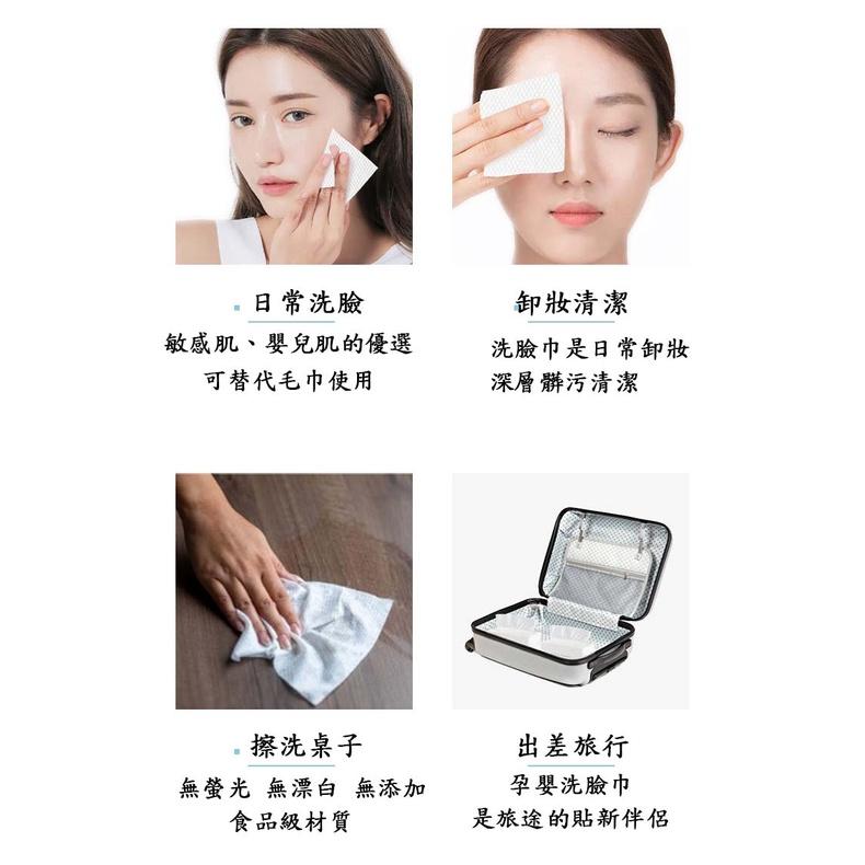 『台灣公司貨👑』一次性洗臉巾【腸腸的居家生活】『免運』外出用 一次性毛巾 化妝棉 紙巾 擦臉巾 拋棄式卸妝巾-細節圖4