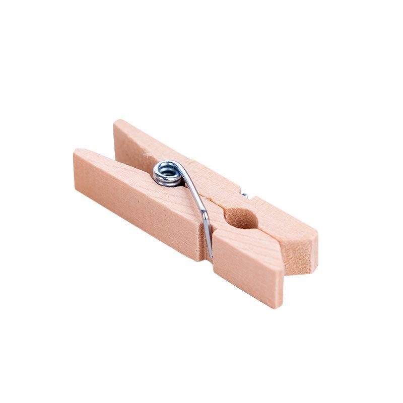 『台灣公司貨👑』彩色小木夾【腸腸的居家生活】『免運』木製小夾子 小木夾 相片小夾子 拍立得底片夾 木質夾子-細節圖8