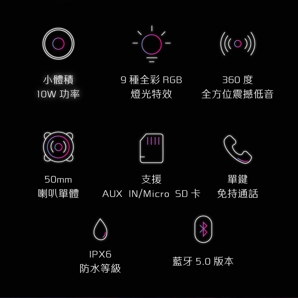 【AIWA 愛華】便攜式藍牙喇叭 BST-330-細節圖2