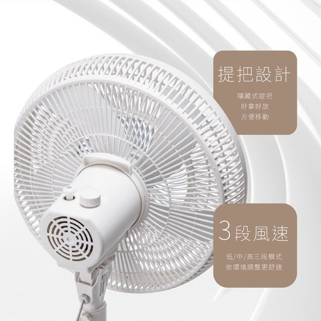 【RASTO】 AF6 14吋雙風道循環立扇-細節圖6