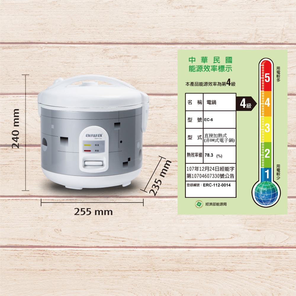 【AIWA 愛華】  6人份電子鍋-細節圖7