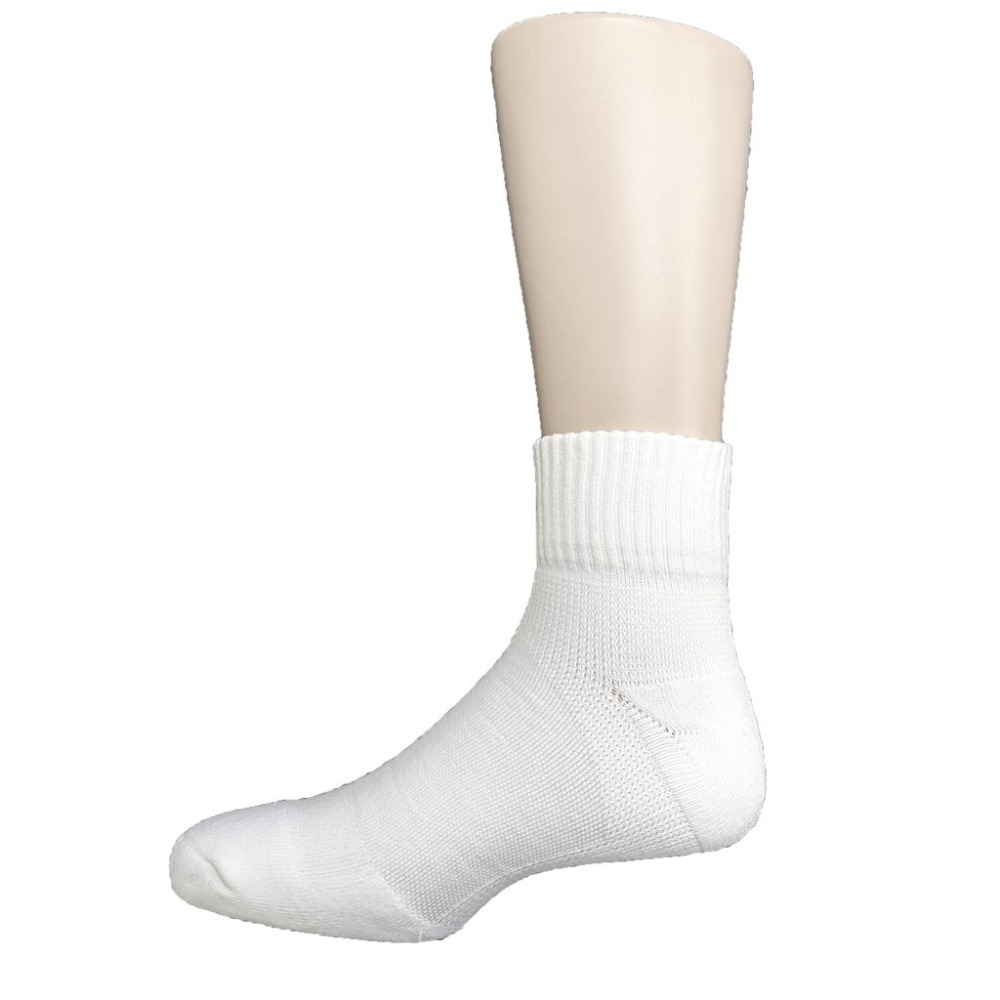 【現貨】MIT台灣製 腳踝襪 機能襪  運動襪 Ankle socks White 碘掖菌專利線 40丹萊卡線砂 學生襪-細節圖2