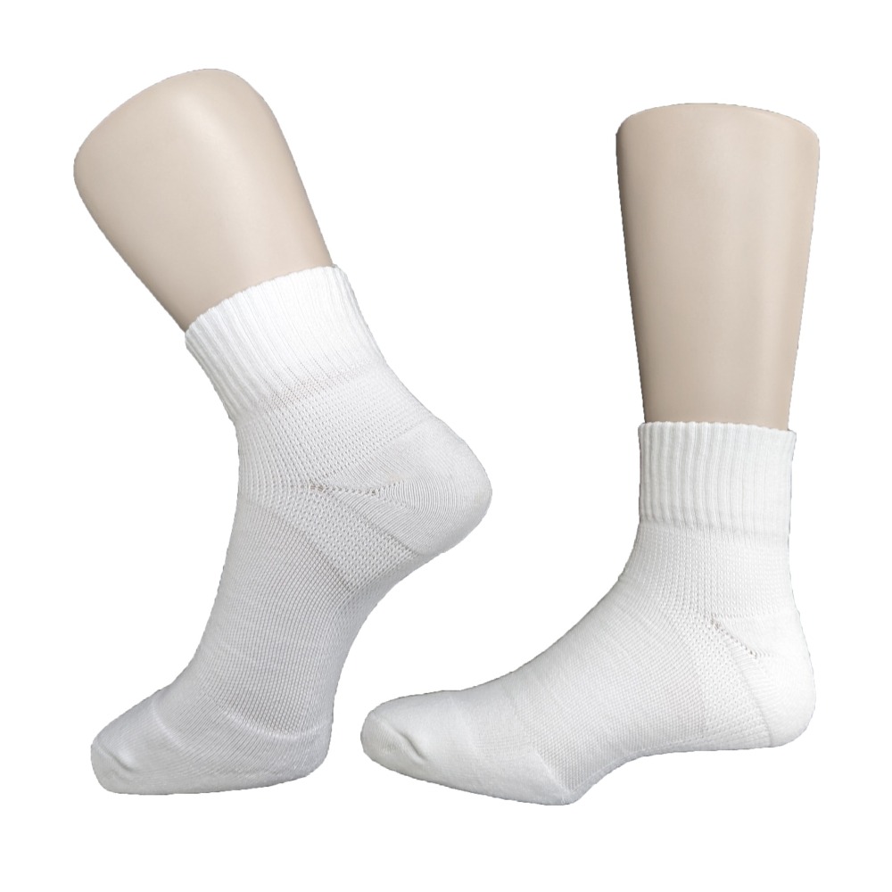 【現貨】MIT台灣製 腳踝襪 機能襪  運動襪 Ankle socks White 碘掖菌專利線 40丹萊卡線砂 學生襪-細節圖4