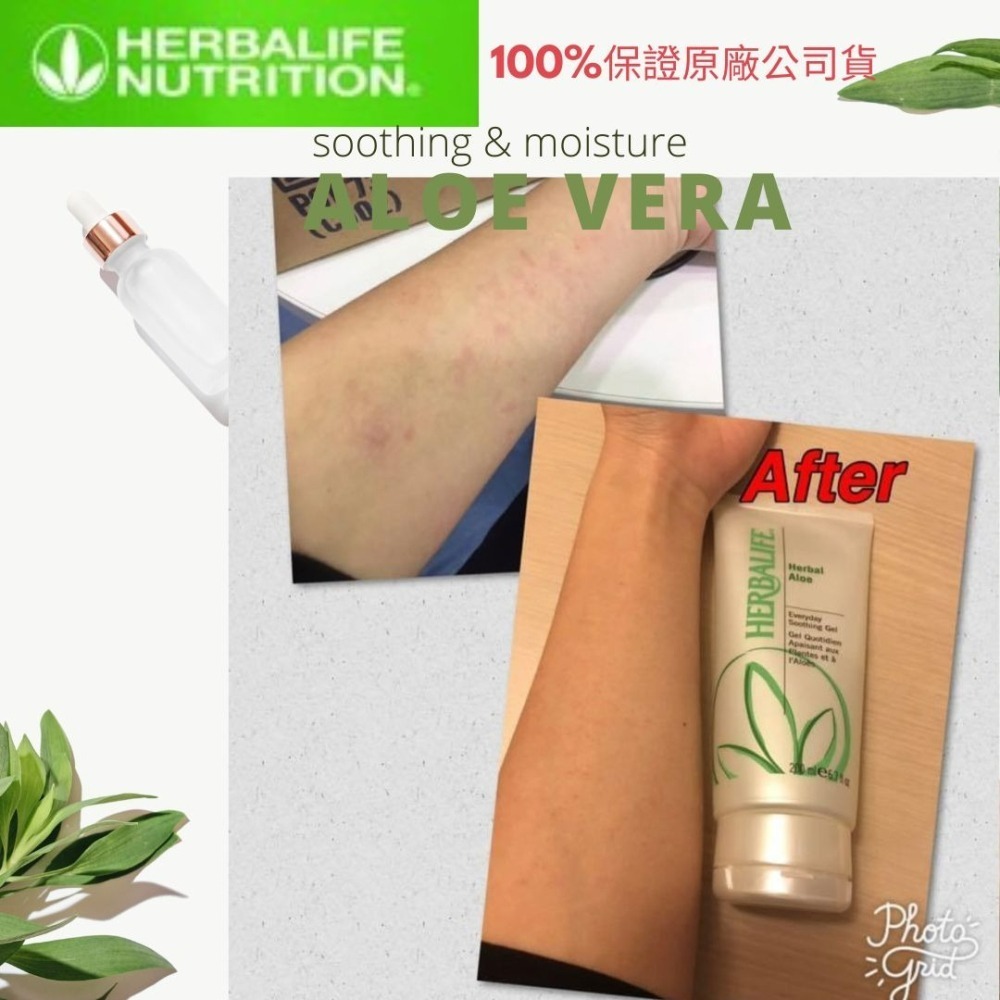 賀寶芙 蘆薈凝膠凝露200ml Herbal Aloe Soothing Gel 100%保證公司貨-細節圖3