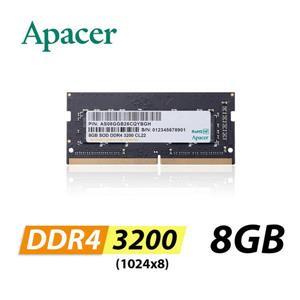 @電子街3C特賣會@全新 宇瞻 Apacer DDR4 3200 8GB / 16G 筆記型電腦 RAM 筆記型記憶體