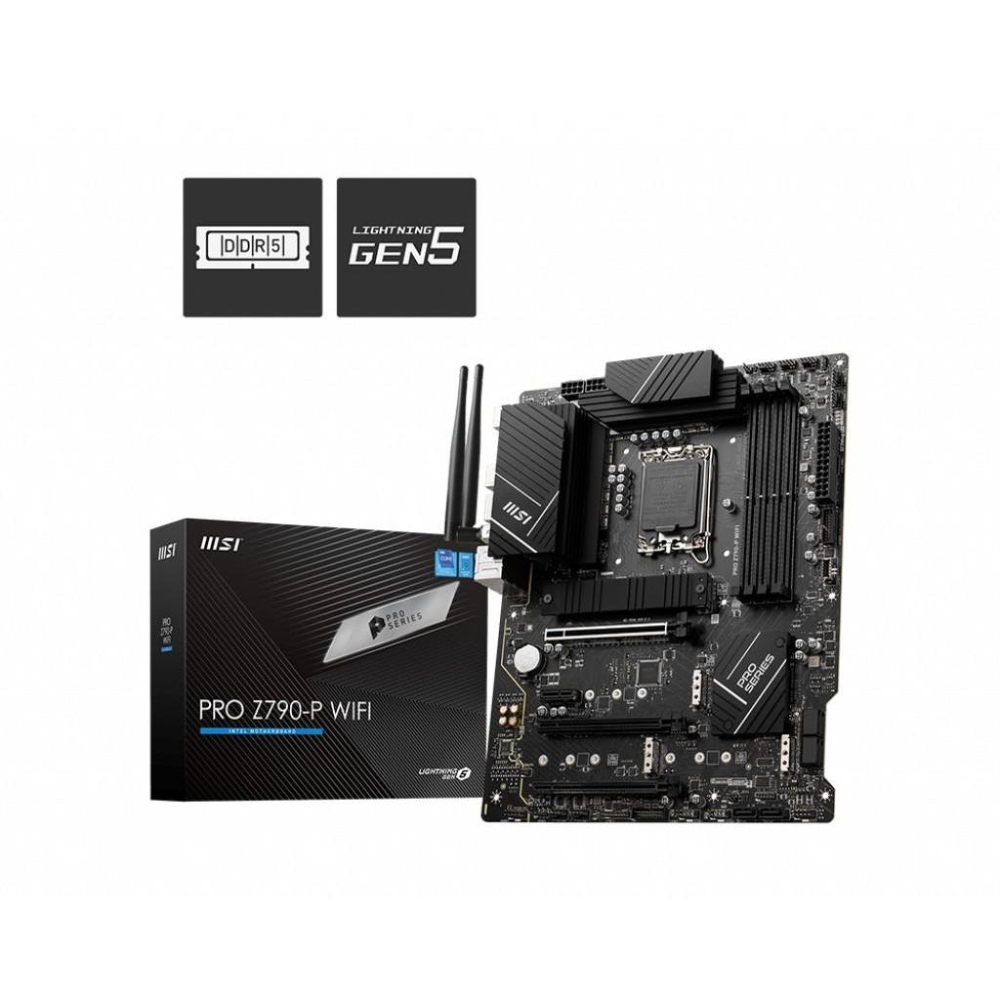 @電子街3C特賣會@全新 微星 msi PRO Z790-P WIFI DDR4 / DDR5 主機板 LGA1700-細節圖2