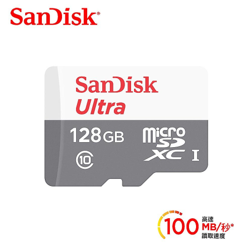 @電子街3C特賣會@全新SanDisk Ultra microSDXC 128GB C10 UHS-1 80MB 記憶卡