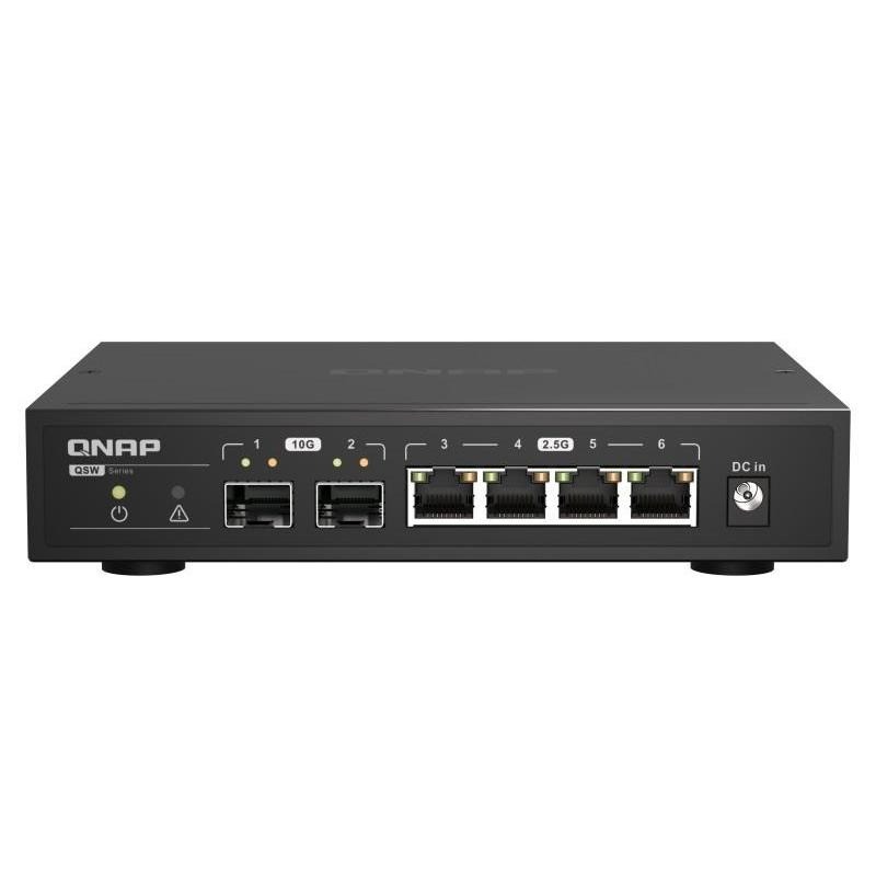 @電子街3C特賣會@全新 QNAP 威聯通 QSW-2104-2T / QSW-2104-2S 五速無網管型交換器-細節圖2