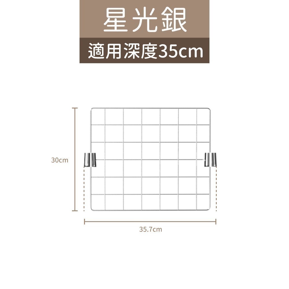 【KIWISH】鐵架配件 多尺寸網片 方格網 網片 網格片 鐵網片格網 格網片 網格 網格架 鐵網格 網格置物架-細節圖6