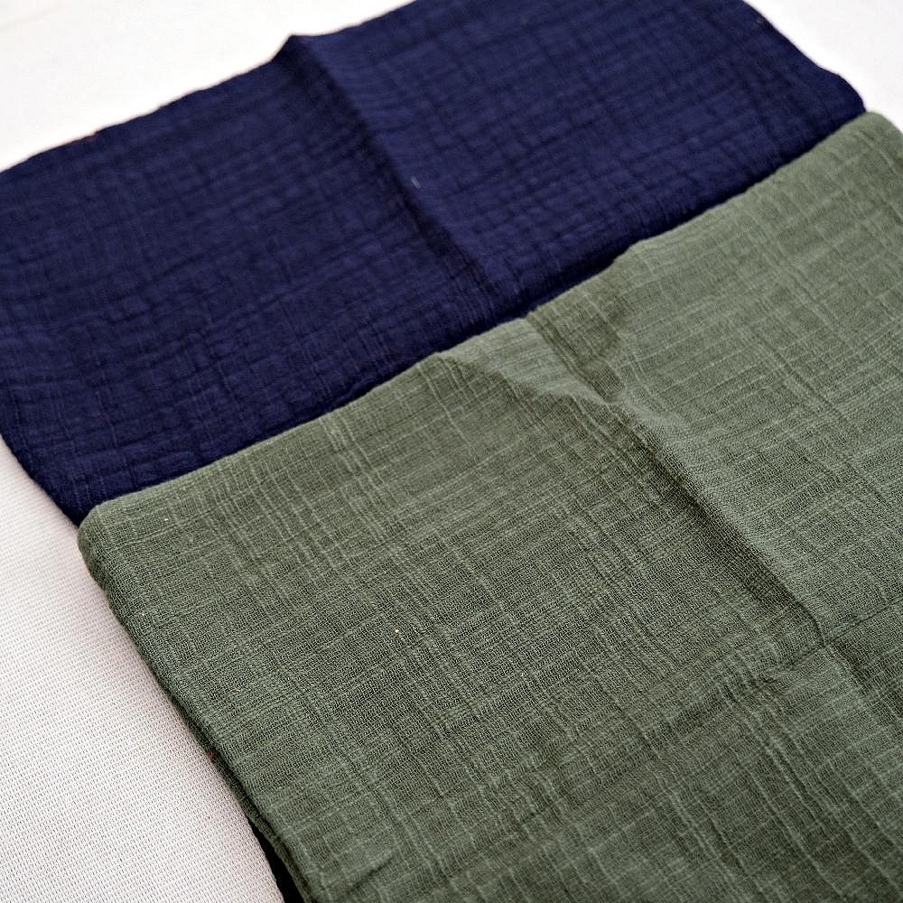 【全館滿599免運】日式刺繡祥雲棉麻茶巾 雙層加厚吸水 全手工 養壺茶布 禪意功夫 19*28CM【自在坊茶具】-細節圖6