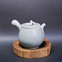 【全館滿599免運】茶壼 陶瓷茶壼 冰灰釉茶壺 水滴壺 側把壺 細緻手作【自在坊茶具】-規格圖10