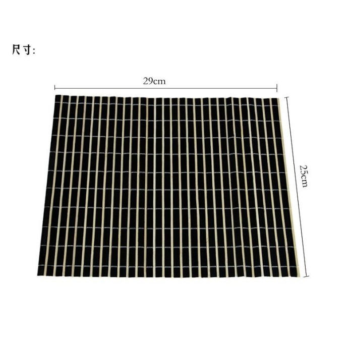 【全館滿599免運】茶席 竹茶席 天然竹制茶席 竹排茶席 茶道配件 杯墊 茶竹墊 茶具茶道 日式隔熱茶席【自在坊茶具】-細節圖5