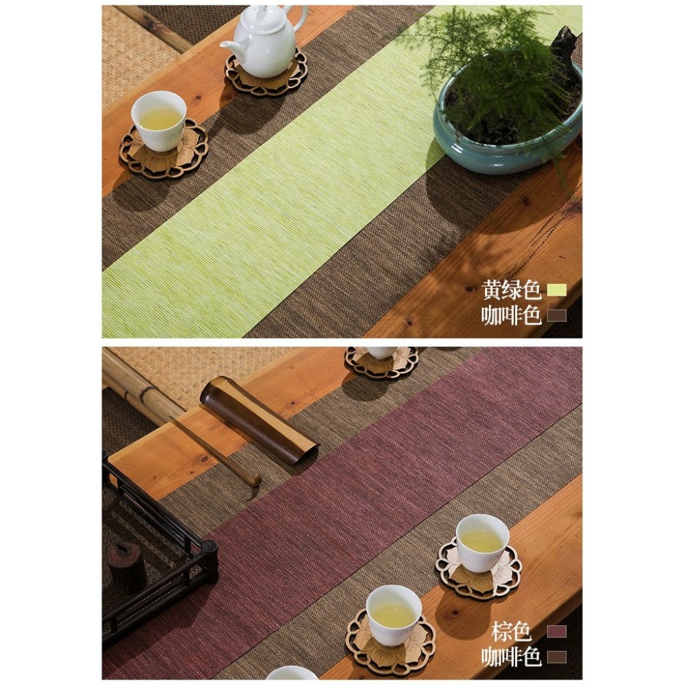 【全館滿599免運】茶席 防水茶蓆30*300cm  30*180竹纖維紙茶席 桌旗 茶道配件【自在坊茶具】-細節圖8