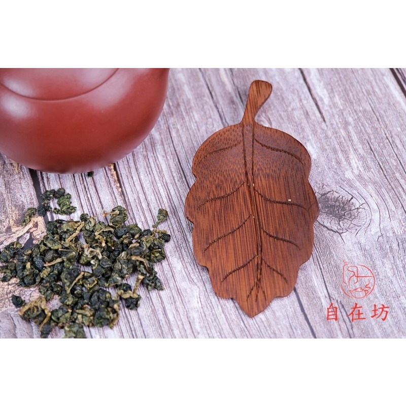 【全館滿599免運】茶則 手工茶則 日本茶勺 精雕樹葉竹制茶則 茶道配件 茶匙茶剷【自在坊茶具】-細節圖3