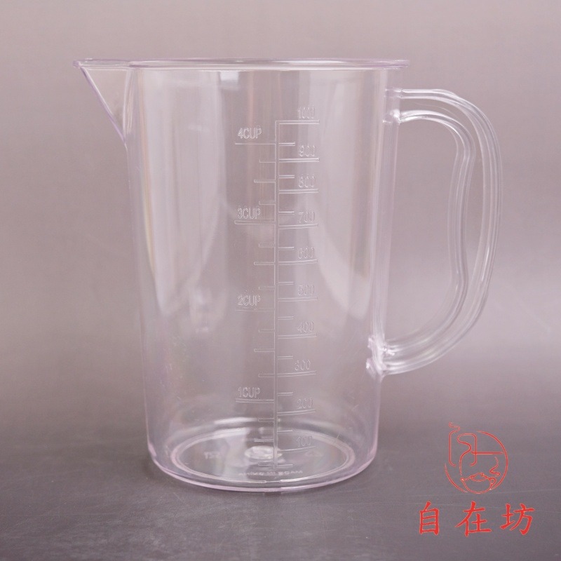 【全館滿599免運】量杯【透明量杯─500ml / 1000ml 】帶刻度量杯 廚房用具 烘焙量杯【自在坊茶具】-細節圖2