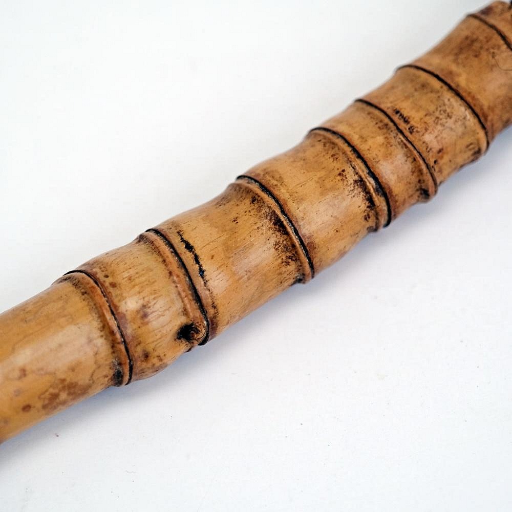 【全館滿599免運】養壺筆 竹製養壺筆 手工製作竹根 羅漢竹節羊毛筆 天然原竹 節節高昇【自在坊茶具】-細節圖6