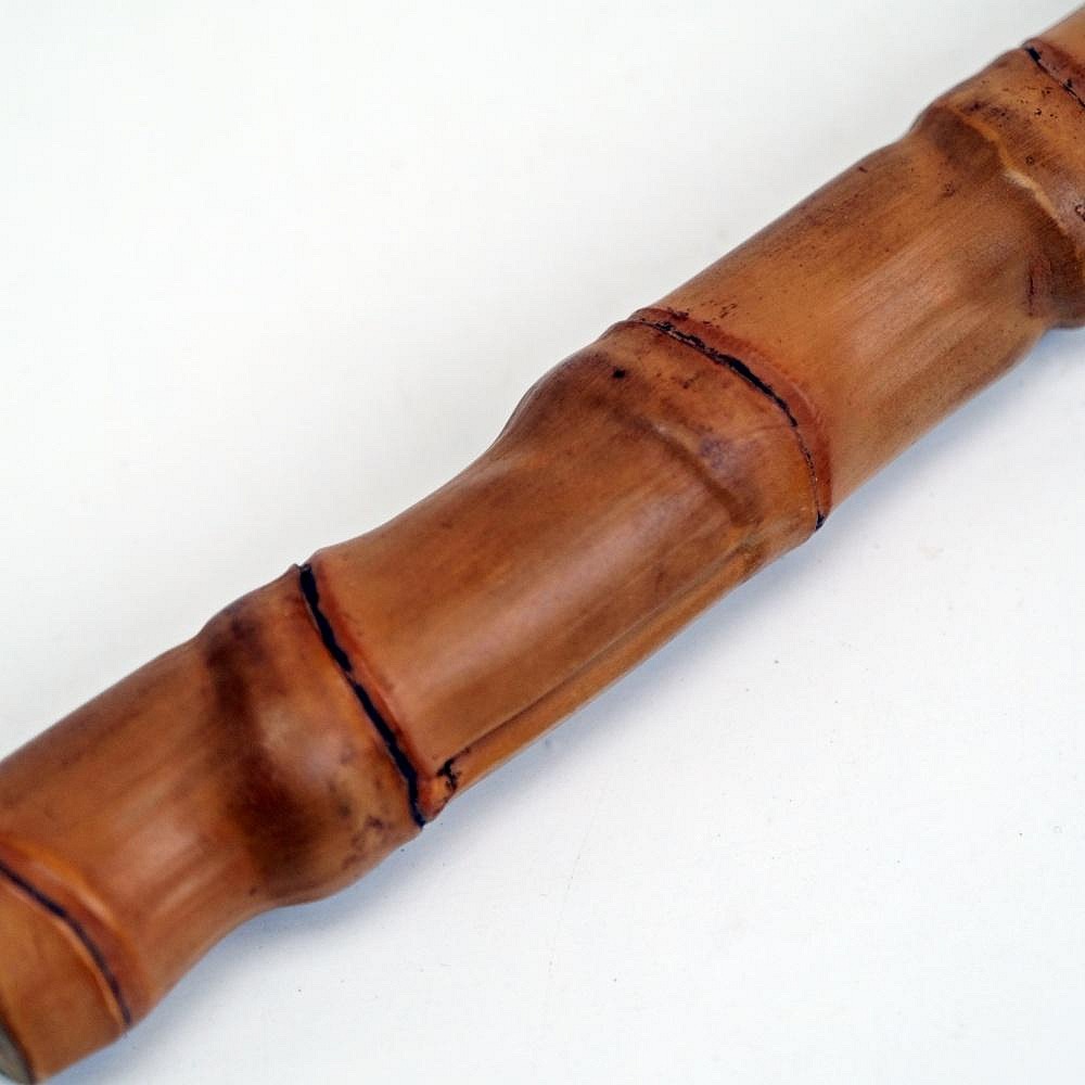 【全館滿599免運】養壺筆 竹製養壺筆 手工製作竹根 羅漢竹節羊毛筆 天然原竹 節節高昇【自在坊茶具】-細節圖7