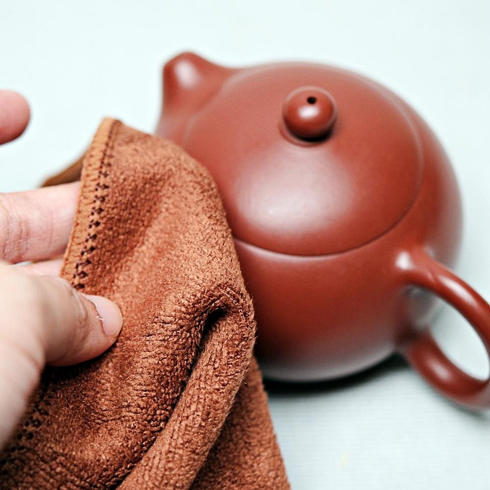 【全館滿599免運】養壺精品 加厚養壺巾 ~ 超吸水、不退色、不掉毛~茶道專用茶巾 多件優惠【自在坊茶具】-細節圖8