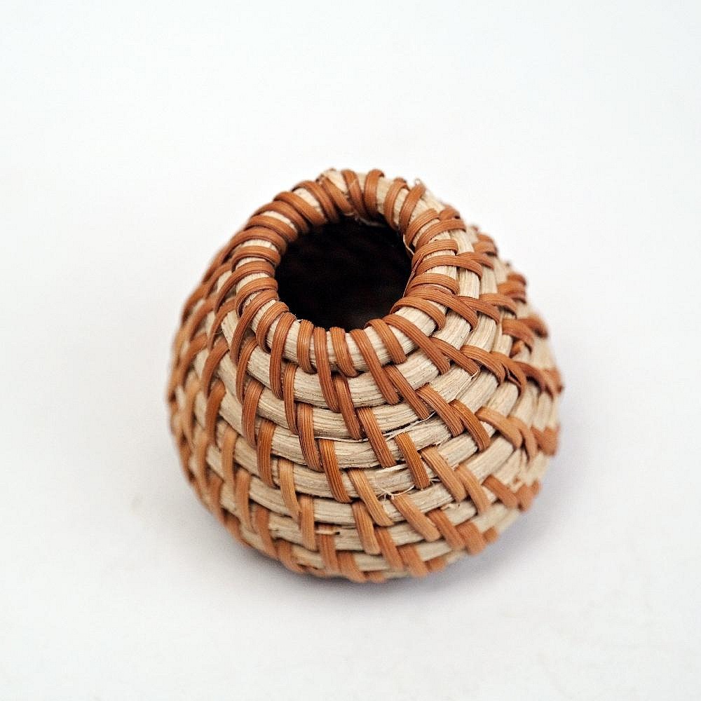 【全館滿599免運】蓋置 竹蓋置 壺蓋架 純手工藤编壺蓋托 壺蓋置 茶具配件 擺件 壺承 壺蓋托 杯蓋架【自在坊茶具】-細節圖3
