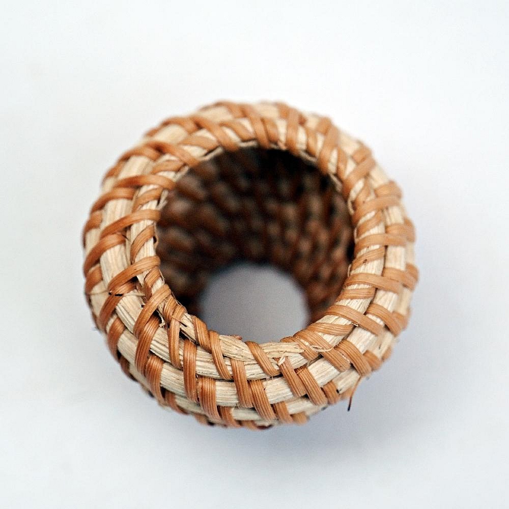 【全館滿599免運】蓋置 竹蓋置 壺蓋架 純手工藤编壺蓋托 壺蓋置 茶具配件 擺件 壺承 壺蓋托 杯蓋架【自在坊茶具】-細節圖5