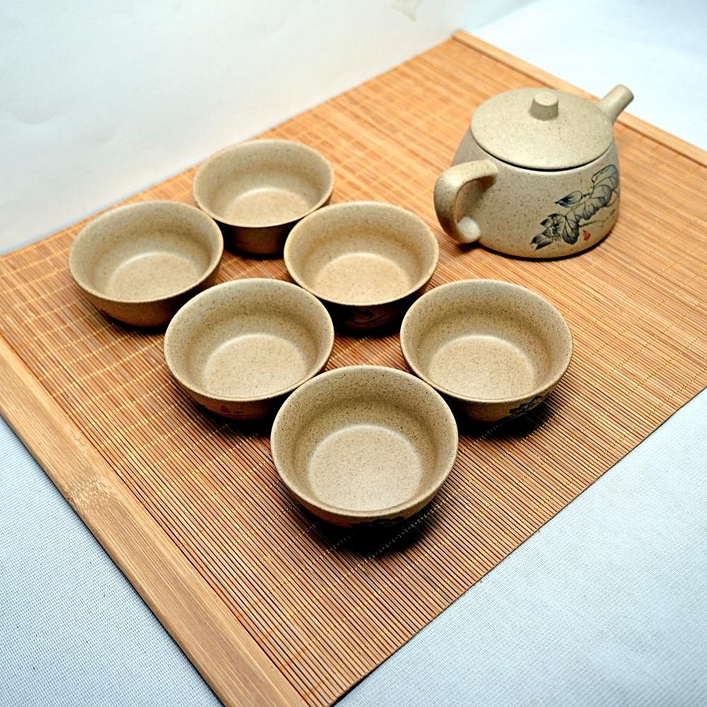 【全館滿599免運】茶具 天然竹板竹席 茶道配件 茶具茶道 日式隔熱茶席 乾泡茶竹蓆 30*40CM【自在坊茶具】-細節圖4