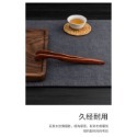 【全館滿599免運】實木茶夾 花梨木 黑檀木 雞翅木彎頭茶夾 功夫茶具配件 純手工竹製 茶具 竹夾 竹茶夾【自在坊茶具】-規格圖9