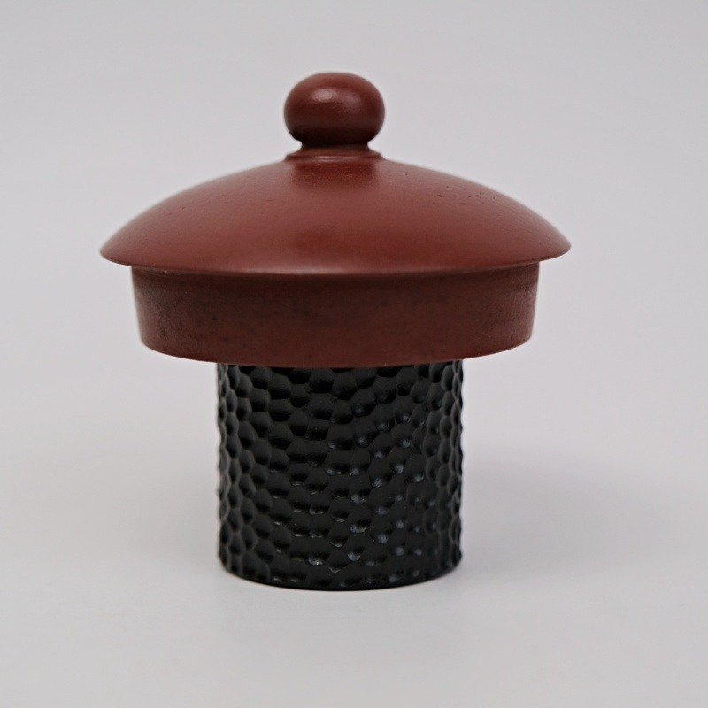 【全館滿599免運】蓋托 蓋置【黑檀圓柱/圓鼓蓋置】壺蓋承 壺蓋托 杯蓋架 實木蓋置【自在坊茶具】-細節圖4