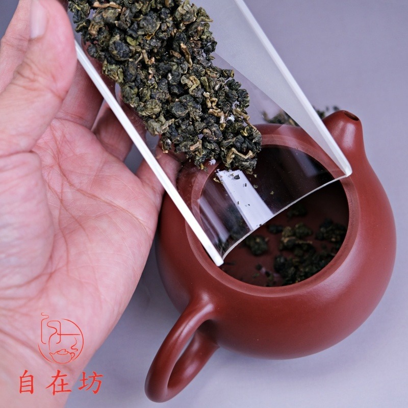 【全館滿599免運】茶則【玻璃茶則】磨砂茶荷 玻璃茶鏟 茶道配件 茶勺 茶鏟 玻璃茶具【自在坊茶具】-細節圖6