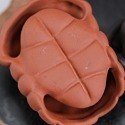 【全館滿599免運】富甲一方(朱泥 / 紫泥) 烏龜殼 紫砂陶瓷茶寵 茶盤裝飾 桌面擺件 茶桌裝飾【自在坊茶具】-規格圖9