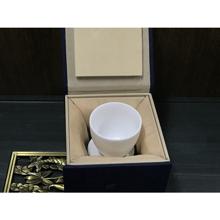 【全館滿599免運】精品玉瓷沉香杯 白瓷手工茶杯 禪風古韻 功夫茶具 質樸簡約【自在坊茶具】-細節圖8