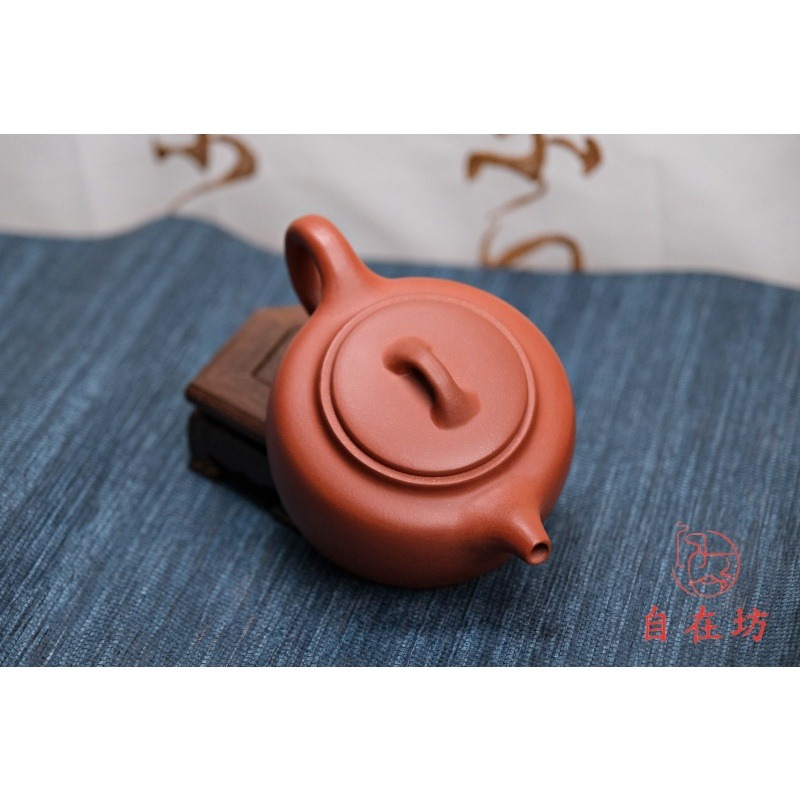 【全館滿599免運】茶壼 紫砂壼【曼生井欄壺-240ml】手作原礦紫朱泥 宜興茶壺 出湯順暢 斷水利落【自在坊茶具】-細節圖3