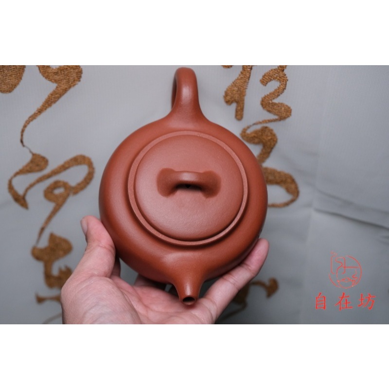 【全館滿599免運】茶壼 紫砂壼【曼生井欄壺-240ml】手作原礦紫朱泥 宜興茶壺 出湯順暢 斷水利落【自在坊茶具】-細節圖11