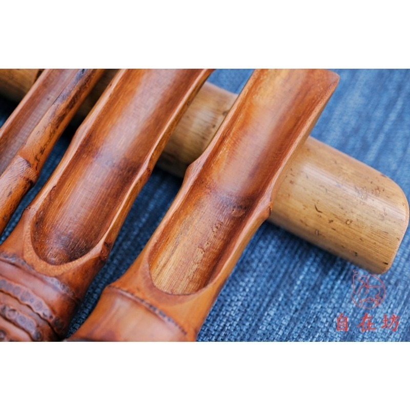 【全館滿599免運】茶鏟 竹根茶器系列 竹根茶鏟(大、中、小) 自然古樸 竹製茶具 竹根雕茶具【自在坊茶具】-細節圖9