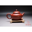 【全館滿599免運】茶壼 紫砂壼 手工壼【孫小玲大紅小品水平壺-110ml】工藝師手作 出湯順暢【自在坊茶具】-規格圖11