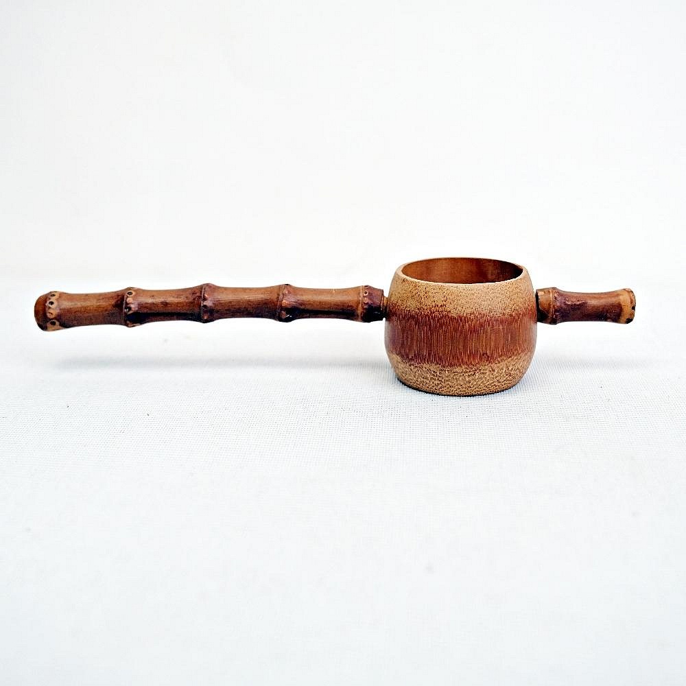 【全館滿599免運】茶漏 竹根茶漏 日式茶道竹根茶漏 孟宗竹節茶漏 葫蘆茶濾 茶具創意過濾器 茶道配件【自在坊茶具】-細節圖6
