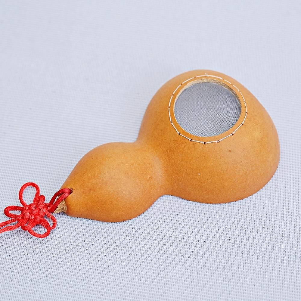 【全館滿599免運】茶漏 竹根茶漏 日式茶道竹根茶漏 孟宗竹節茶漏 葫蘆茶濾 茶具創意過濾器 茶道配件【自在坊茶具】-細節圖9