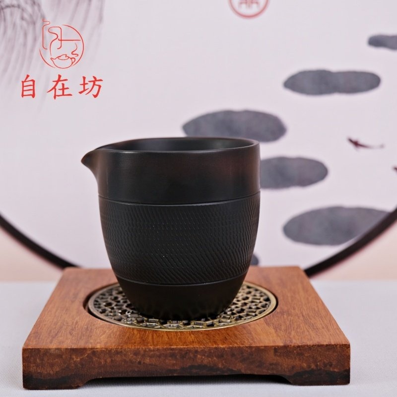 【自在坊茶具】紫陶圓潤茶海230ml 紫陶直筒茶海200ml 茶海 紫陶公道杯 陶瓷茶海 分茶器【滿599免運】-規格圖11