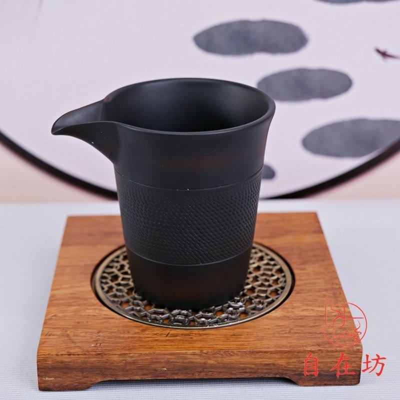 【自在坊茶具】紫陶圓潤茶海230ml 紫陶直筒茶海200ml 茶海 紫陶公道杯 陶瓷茶海 分茶器【滿599免運】-規格圖11